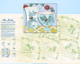 1940s VTG Alice Brooks Embroidery Transfer 6454 Uncut Scottie Dishes Tea Towels