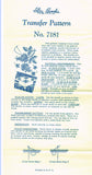 1940s Vintage Alice Brooks Embroidery Transfer 7181 Uncut Lilac Table Cloth - Vintage4me2