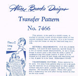 1940s Alice Brooks Embroidery Transfer 7466 Uncut Now I Lay Me Childs Sampler
