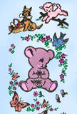 1950s Vintage Anne Cabot Embroidery Transfer 5969 Uncut Baby Animal Nursery Motifs
