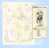 1950s Vintage Anne Cabot Embroidery Transfer 5969 Uncut Baby Animal Nursery Motifs