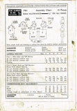 1930s Vintage Advance Sewing Pattern 1981 Cute Toddler Girls Dress Size 6