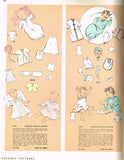 Advance 3453: 1940s Cute Baby's Layette Set w Booties Vintage Sewing Pattern - Vintage4me2