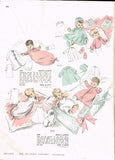 Advance 3453: 1940s Cute Baby's Layette Set w Booties Vintage Sewing Pattern - Vintage4me2