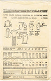 1940s Vintage Advance Sewing Pattern 4190 Toddler Boy's 2 PC Pajamas Size 6 - Vintage4me2