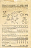 Advance 4248: 1940s Cute Toddler Girls Dress Sz 4 Vintage Sewing Pattern