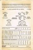 Advance 4529: 1940s Cute Toddler Girls Dress Sz 6 Vintage Sewing Pattern
