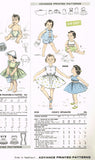 1950s Vintage Advance Sewing Pattern 8328 Easy Baby Girls Play Clothes Size 2 - Vintage4me2