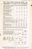 1950s Vintage Advance Sewing Pattern 8660 Uncut Girls Shirt Shorts Jumper Sz 10