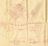 1950s Vintage Aunt Martha's Embroidery Transfer 128 Uncut Colonial Girl Bedroom Set - Vintage4me2