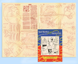 1950s VTG Aunt Martha's Embroidery Transfer 3039 FF Chore a Day Elf Tea Towels