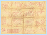 1950s Uncut Aunt Martha's Embroidery Transfer 3729 Caballero Rooster Motifs