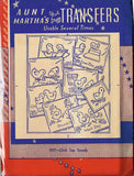 1950s Aunt Martha's Embroidery Transfer 9171 Uncut Chick DOW Tea Towels