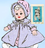 1950s Vintage Anne Adams Sewing Pattern 4870 Uncut 14 Inch Baby Doll Clothes Set