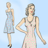 Advance 2567: 1940s Lovely Misses WWII Slip Size 32 Bust Vintage Sewing Pattern