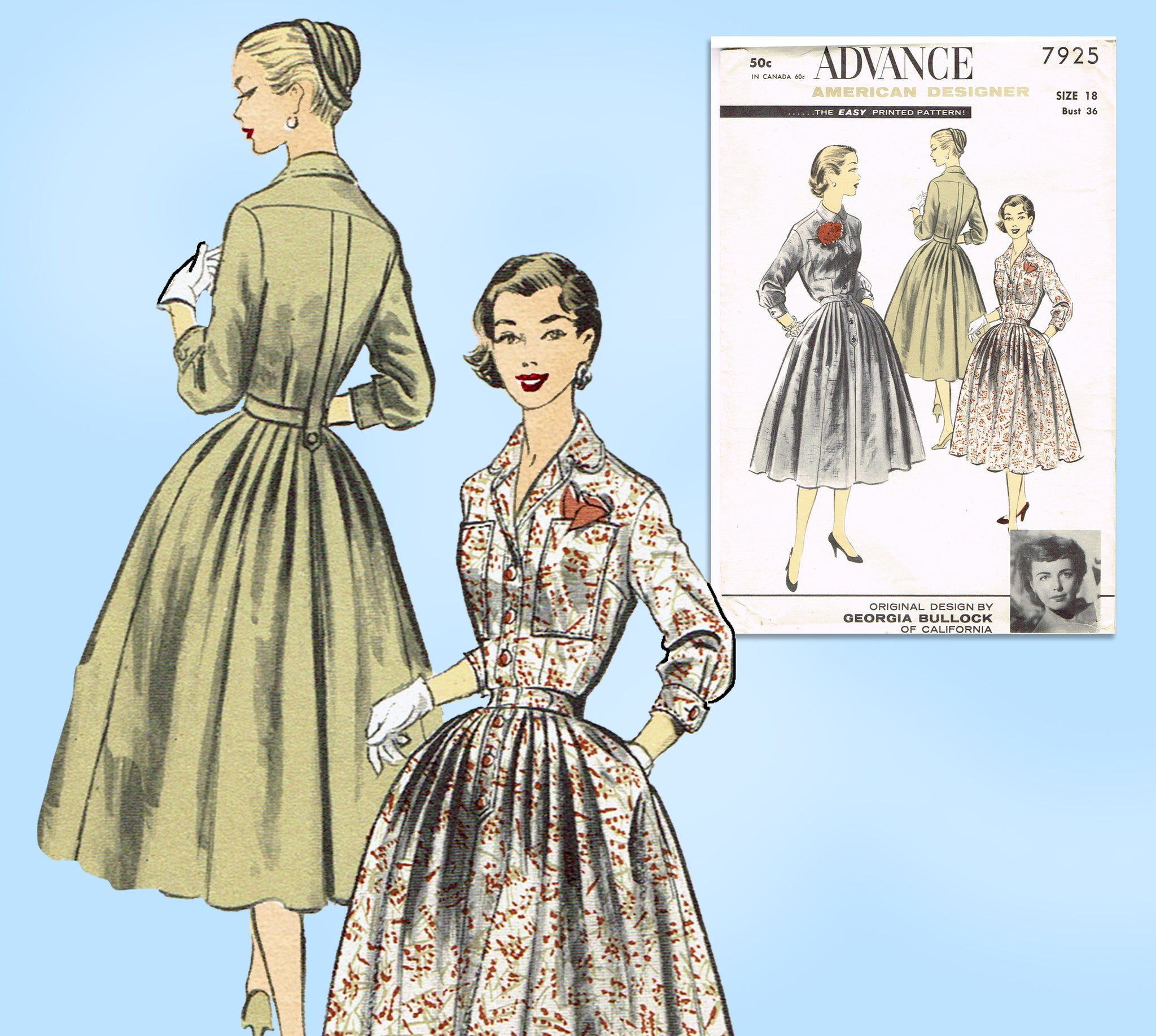 Old american dress top