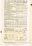 1950s Vintage Advance Sewing Pattern 8574 Uncut Easy Shirtwaist Dress Sz 38 B