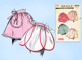 1950s Original Vintage Advance Pattern 8839 Uncut Easy Cocktail Apron Fits All