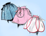 1950s Original Vintage Advance Pattern 8839 Uncut Easy Cocktail Apron Fits All