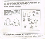  Advance 9195: 1950s Men's Pat Boone Shirt Size 42 Chest Vintage Sewing Pattern - Vintage4me2