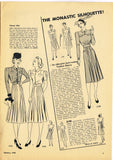 Digital Download Advance Fashion Flyer January 1939 Small Sewing Pattern Catalog