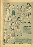 Digital Download Advance Fashion Flyer July 1939 Small Sewing Pattern Catalog