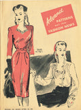 Digital Download Advance Fashion Flyer May 1944 Small Sewing Pattern Catalog