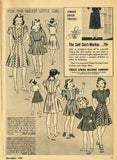 Digital Download Advance Fashion Flyer November 1939 Small Sewing Pattern Catalog