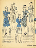 Digital Download Advance Fashion Flyer May 1942 Small Sewing Pattern Catalog