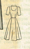 Alden Mail Order 4733: 1940s Misses Dress or Jumper Sz 30 B Vintage Sewing Pattern - Vintage4me2