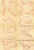 1950s VTG Aunt Martha's Embroidery Transfer 3098 Cute Uncut Dog DOW Tea Towels