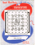 1940s Aunt Marthas Embroidery Transfer 3340 FF Ring Around the Rosie Crib Quilt