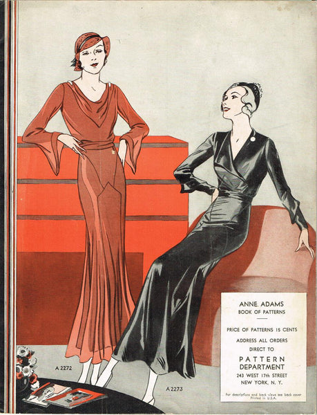Digital Download 1930s Anne Adams Mail Order Pattern Book Catalog 32 pg Ebook
