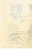 1940s Vintage Betty Burton Embroidery Hot Iron Transfer Dutch DOW Towels Uncut - Vintage4me2