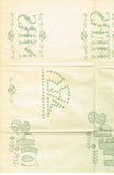 1930s Vintage Betty Burton Embroidery Transfer "J" Uncut His & Hers Pillowcases - Vintage4me2