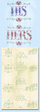 1930s Vintage Betty Burton Embroidery Transfer "J" Uncut His & Hers Pillowcases - Vintage4me2