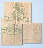 1930s Betty Burton "F" Lily of the Valley Pillowcases Uncut Embroidery Transfer
