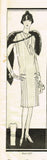 Butterick 1217: 1920s Uncut Misses Flapper Dress Sz 37B Vintage Sewing Pattern