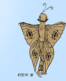 Butterick 3326: 1920s Rare Toddler Girls Butterfly Costume Sz 6 Vintage Sewing Pattern - Vintage4me2