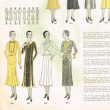 1930s Vintage Butterick Sewing Pattern 3335 Misses Depression Era Dress Size 14 - Vintage4me2