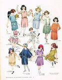 1920s Vintage Butterick Sewing Pattern 3603 Uncut Girls Edwardian Dress Size 8