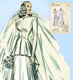 Butterick 3990: Uncut Misses Wedding Dress Size 32 Bust Vintage Sewing Pattern