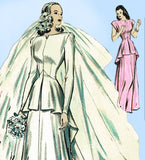Butterick 3990: Uncut Misses Wedding Dress Size 32 Bust Vintage Sewing Pattern