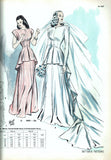 Butterick 3990: Uncut Misses Wedding Dress Size 32 Bust Vintage Sewing Pattern