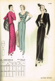 Butterick 4350: 1940s Uncut Misses Evening Gown Size 32 B Vintage Sewing Pattern