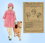 Butterick 5904: 1920 Rare Toddler GIrls Cloche Hat Size 6 Vintage Sewing Pattern