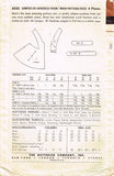 Butterick 6555: 1950s Easy Girls Pinafore Sun Dress Sz 8 Vintage Sewing Pattern