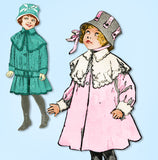 1910s Vintage Butterick Sewing Pattern 8276 Baby Girls Ripple Box Coat Sz 6 mos