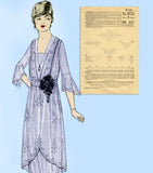1910s Vintage Butterick Embroidery Transfer 10730 Uncut Edwardian Dress Beading Motifs