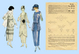 1910s Vintage Butterick Embroidery Transfer 10730 Uncut Edwardian Dress Beading Motifs